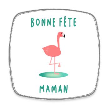ALLES GUTE ZUM GEBURTSTAG. MAMA. MUTTERTAG - Viereckiger Kühlschrankmagnet - Weiß - Vorne