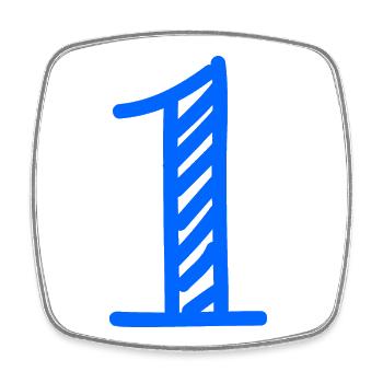 1. 1 Jahr. 1. JAHRESTAG. 1-JÄHRIGES JUBILÄUM - Viereckiger Kühlschrankmagnet - Weiß - Vorne