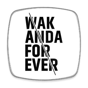 wak anda for ever - Square fridge magnet - white - Front