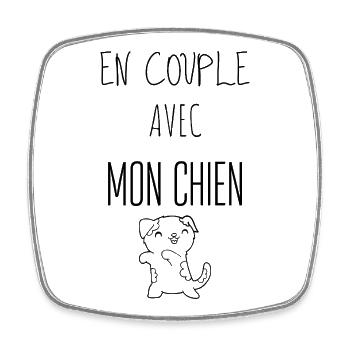 Illustration Écologique Nature Intérieure - Magnet carré - blanc - Devant