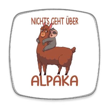 Hiking Sayings Hiker Hiking Outfits - Square fridge magnet - white - Front