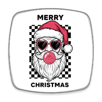 Merry Christmas - Viereckiger Kühlschrankmagnet - Weiß - Vorne