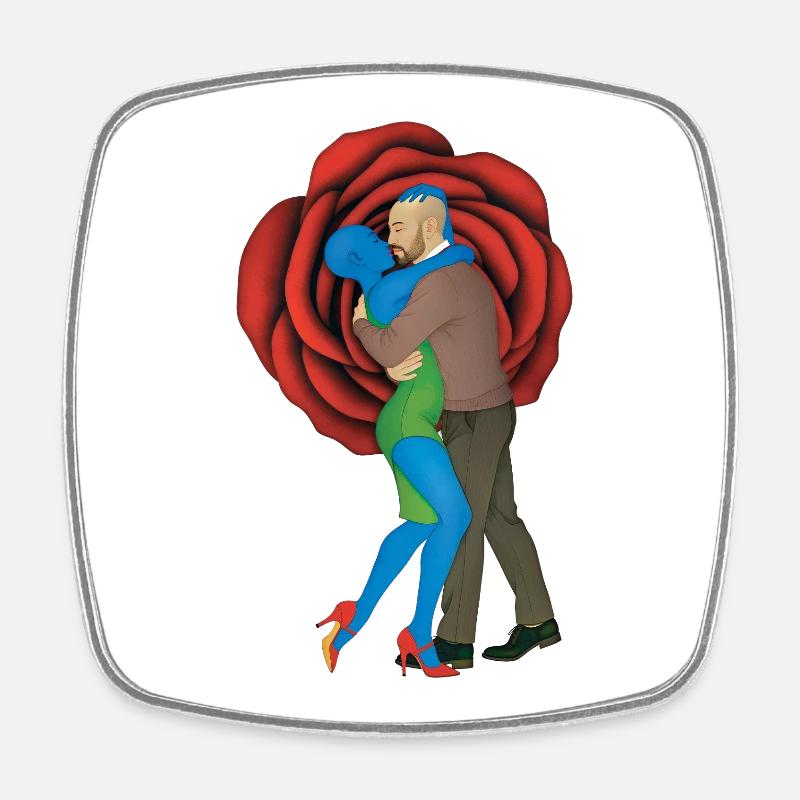 DANCE LOVERS #1 - nice people - Magnet carré - blanc