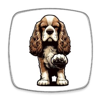 Cocker Spaniel Cocker Dog Cocker Spaniel Owner - Square fridge magnet - white - Front