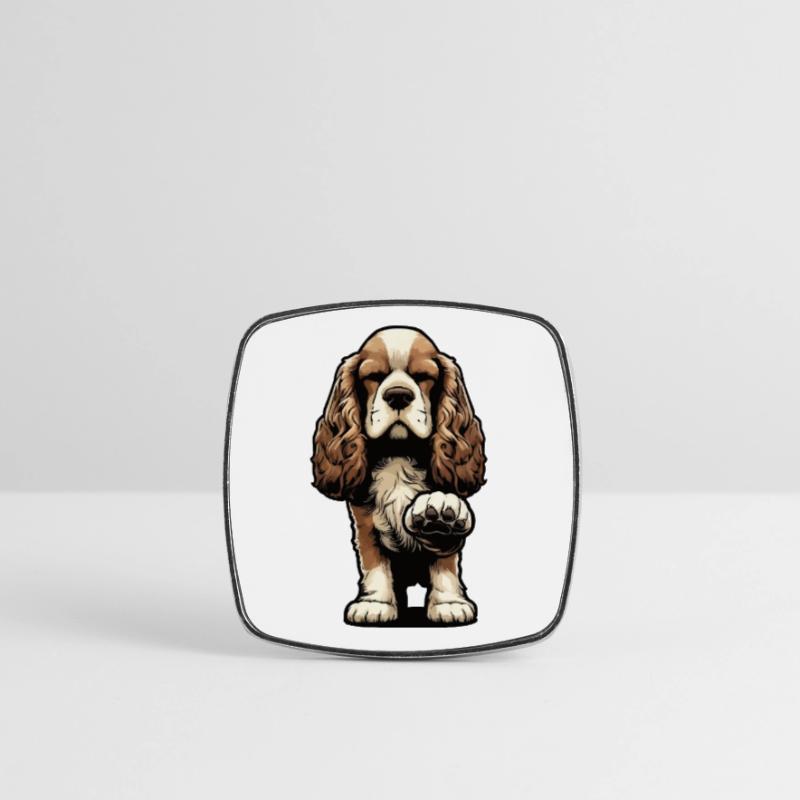 Cocker Spaniel Cocker Chien Cocker Propriétaire de cocker Spaniel Magnet carré