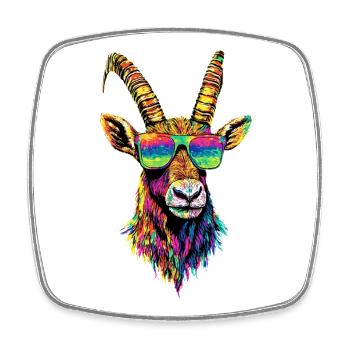 Capricorn Goat Alpine Ibex Capricorn Goats - Square fridge magnet - white - Front