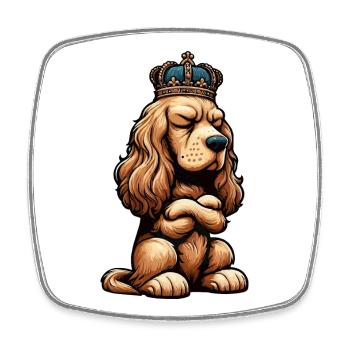 Cocker Spaniel Cocker Dog Cocker Spaniel Owner - Square fridge magnet - white - Front