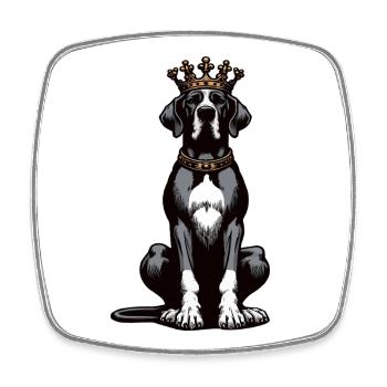 Great Dane Great Dane Owner Great Dane Fan - Square fridge magnet - white - Front