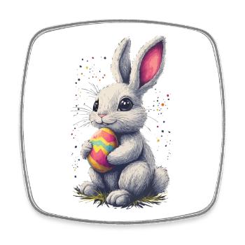 Dad Bunny Easter Easter Bunny Partner Look Easter - Square fridge magnet - white - Front