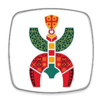 Z Imazighen - Square fridge magnet - white - Front