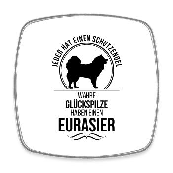 EURASIER Guardian Angel Wilsigns - Square fridge magnet - white - Front