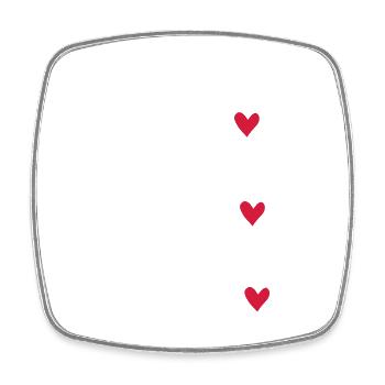 Best baby - Square fridge magnet - white - Front