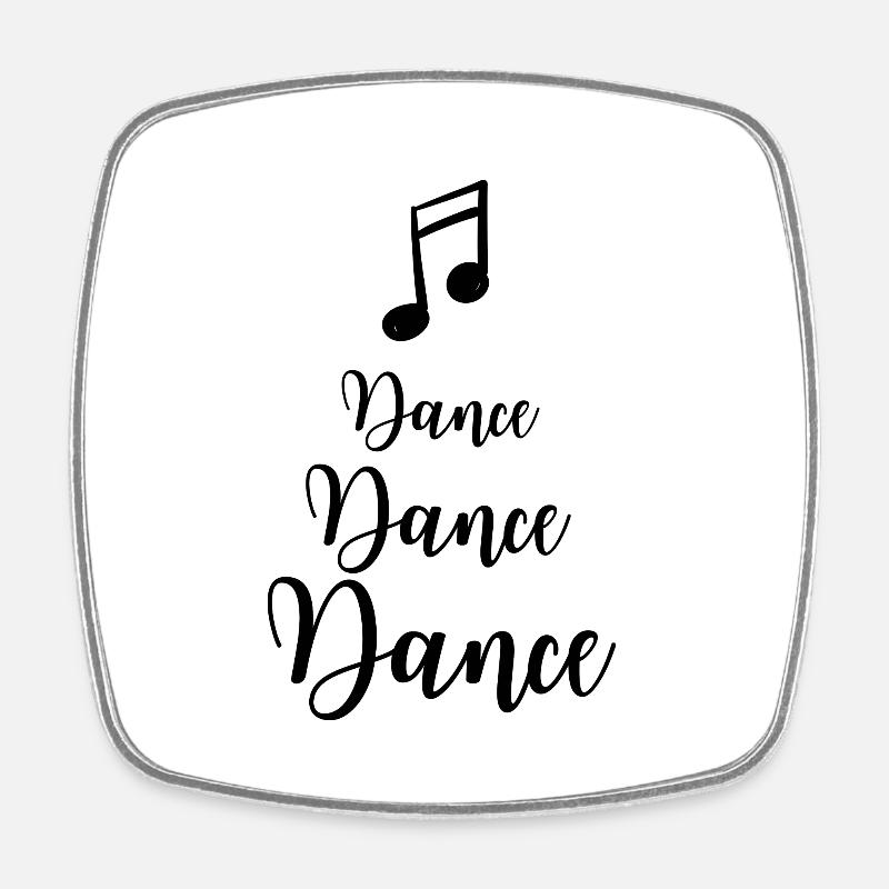 danse danse danse - Zouk Kizomba T-Shirt - Magnet carré - blanc