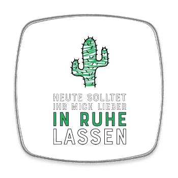 Lustige Sprüche für Kollegen und Schüler - Viereckiger Kühlschrankmagnet - Weiß - Vorne