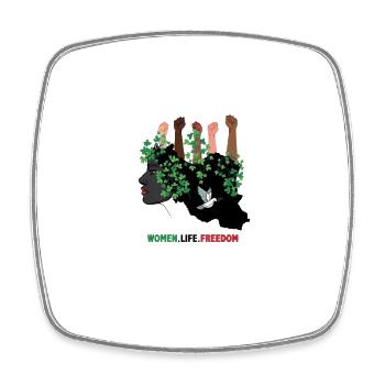 Iran Revolution | Women. Life. Freedom - Square fridge magnet - white - Front