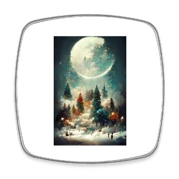 Noël 24 - Magnet carré - blanc - Devant