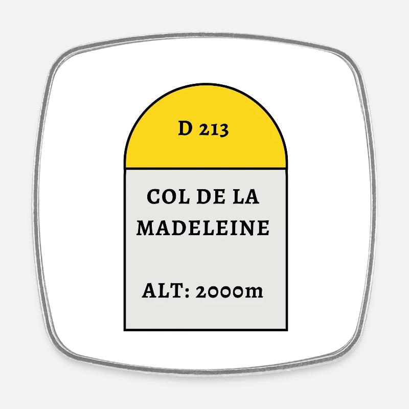 Chou de la Madeleine - Magnet carré - blanc
