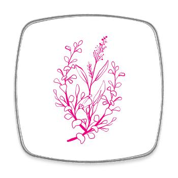 Florist Blume Pflanze Natur Gärtner - Viereckiger Kühlschrankmagnet - Weiß - Vorne