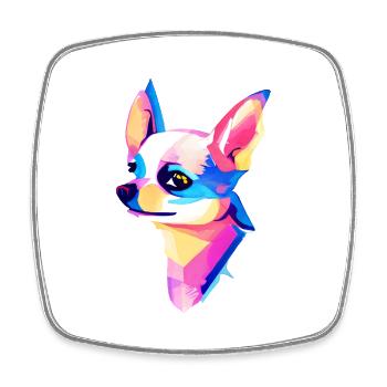 Chihuahua Dog Owner Dog Dog Owner - Square fridge magnet - white - Front