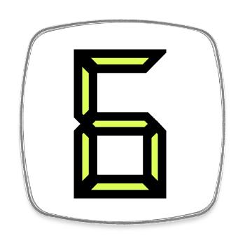 6. HAPPY BIRTHDAY. HAPPY BIRTHDAY - Square fridge magnet - white - Front