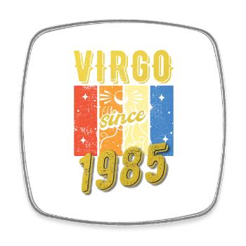 Vierge 1985 Cadeau d’anniversaire du zodiaque - Magnet carré - blanc - Devant