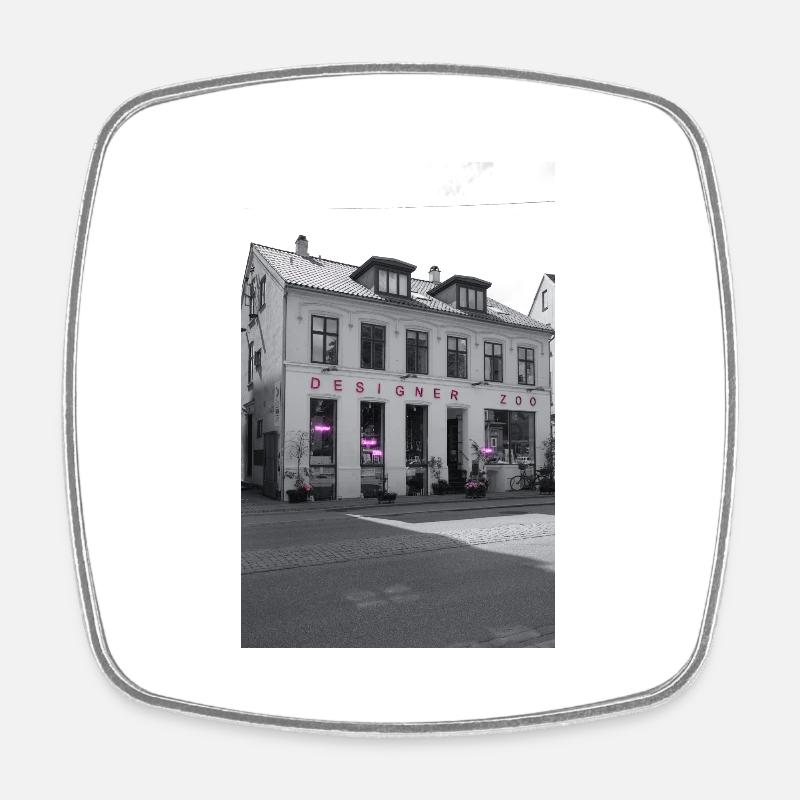 Copenhagen - Square fridge magnet - white