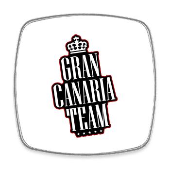 Gran Canaria Team - Viereckiger Kühlschrankmagnet - Weiß - Vorne