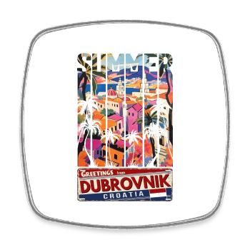 Kroatien Kroatien Reisen Sommer Kroatien Dubrovnik - Viereckiger Kühlschrankmagnet - Weiß - Vorne
