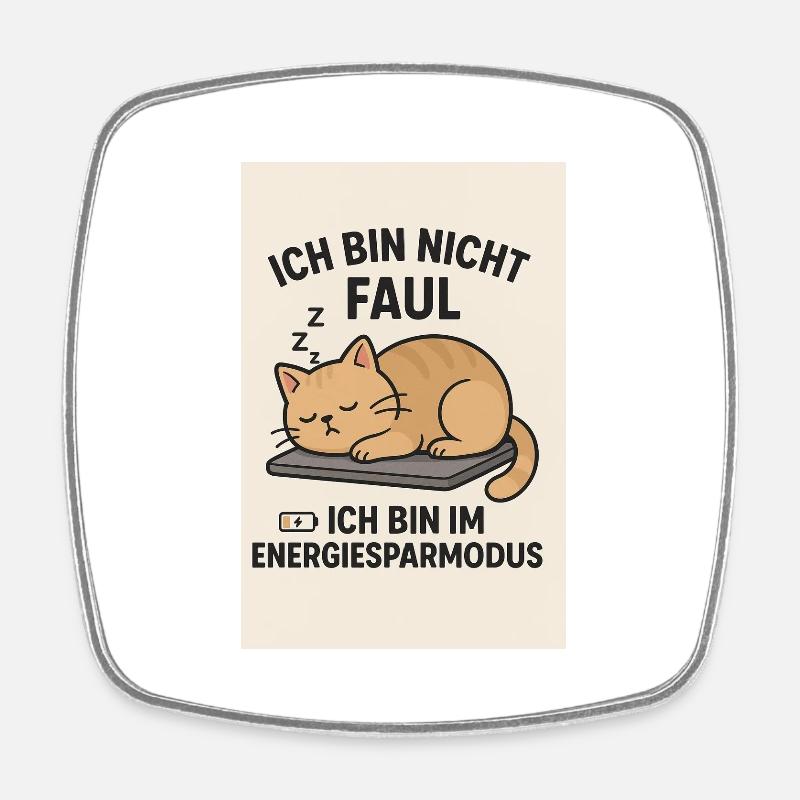 Sleep - Square fridge magnet - white