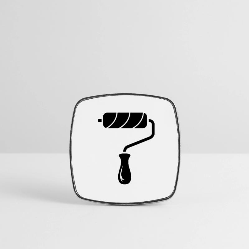 Painter Roll Painter Master Painter Symbol icon Roll Square fridge magnet