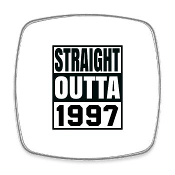 Straight Outta 1997 - Square fridge magnet - white - Front