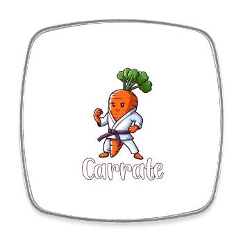 Carrate - Magnet carré - blanc - Devant