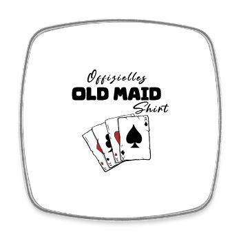 Chemise officielle Old Maid - Magnet carré - blanc - Devant