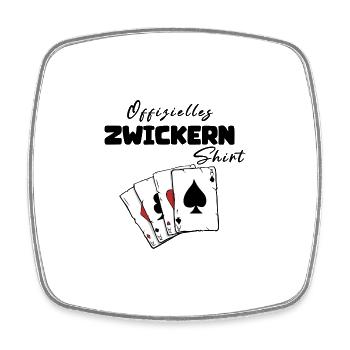Maillot Officiel Zwickern - Magnet carré - blanc - Devant