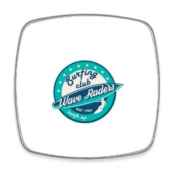 Wassersport - Viereckiger Kühlschrankmagnet - Weiß - Vorne