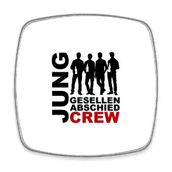 Junggesellenabschied Crew Jga - Viereckiger Kühlschrankmagnet - Weiß - Vorne