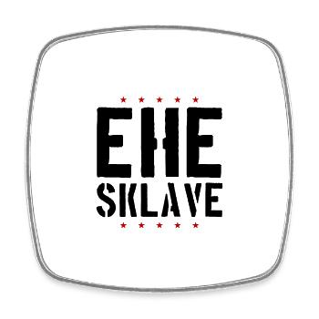 Ehe Sklave Hochzeit Jga - Viereckiger Kühlschrankmagnet - Weiß - Vorne