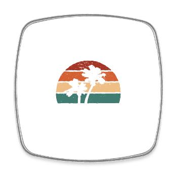 Teacher Summer Recharge Required Summer Beach - Square fridge magnet - white - Front