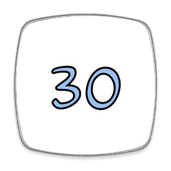 ANNIVERSAIRE. HAPPY BIRTHDAY. JOYEUX ANNIVERSAIRE. - Magnet carré - blanc - Devant
