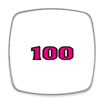 ANNIVERSARY. HAPPY BIRTHDAY. HAPPY BIRTHDAY. - Square fridge magnet - white - Front
