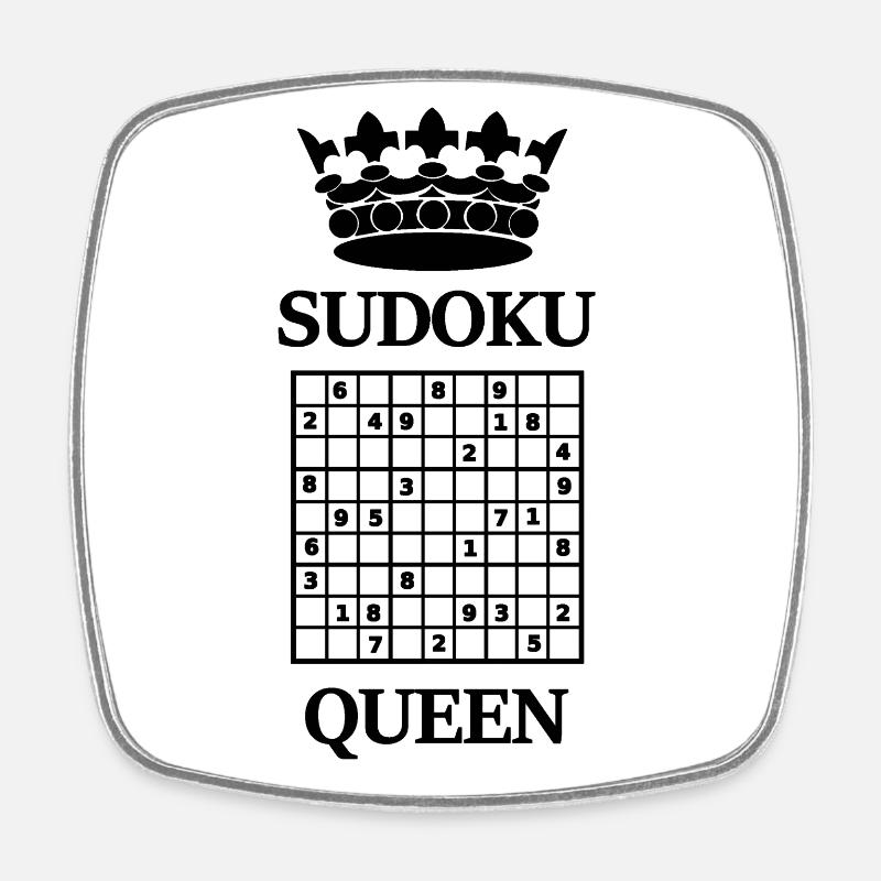 Sudoku - Magnet carré - blanc