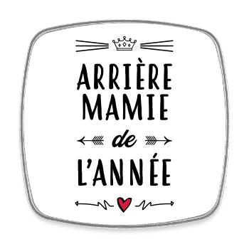 Großmütter / Oma / Mami / Großmutter / Mamy - Viereckiger Kühlschrankmagnet - Weiß - Vorne
