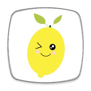 Lemon Lime Lime - Square fridge magnet - white - Front