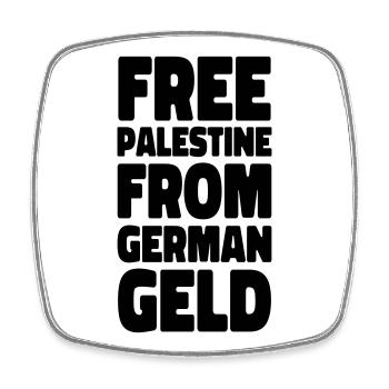 solidarity with Israel - Square fridge magnet - white - Front