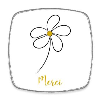 MISTRESS. THANK YOU. THANK YOU MISTRESS. MISTRESS - Square fridge magnet - white - Front
