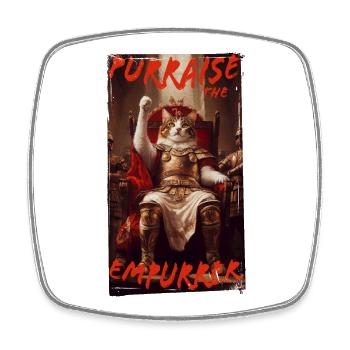 Purraise l’Empurrer - Magnet carré - blanc - Devant
