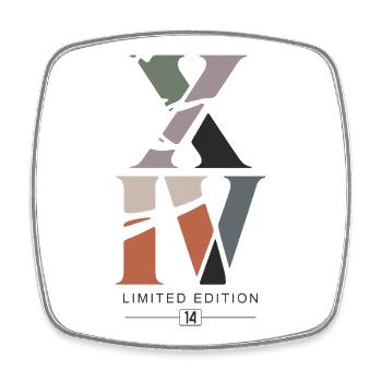 Roman XIV Édition Limitée 14 Ans - Magnet carré - blanc - Devant