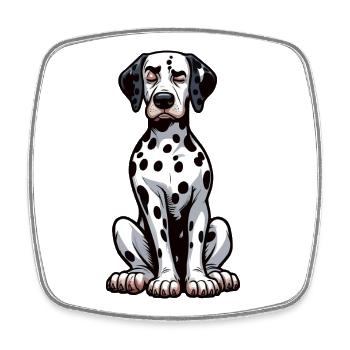 Dalmatians Dalmatian Keepers Dalmatian Owners - Square fridge magnet - white - Front