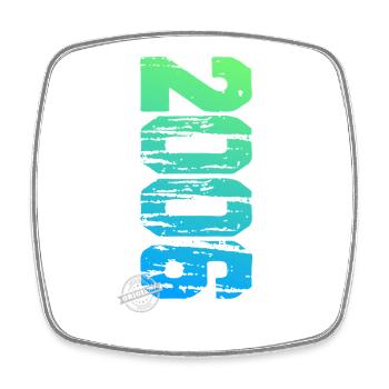 Anniversaire Vintage 2006 Original - Magnet carré - blanc - Devant