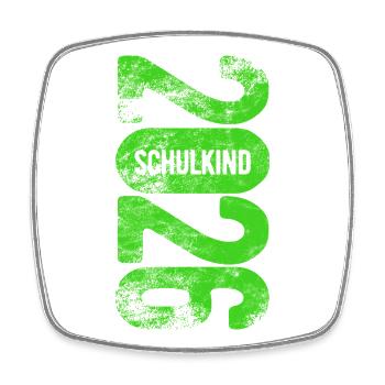 Schulkind 2026 - Einschulung - Erstklässler - Viereckiger Kühlschrankmagnet - Weiß - Vorne